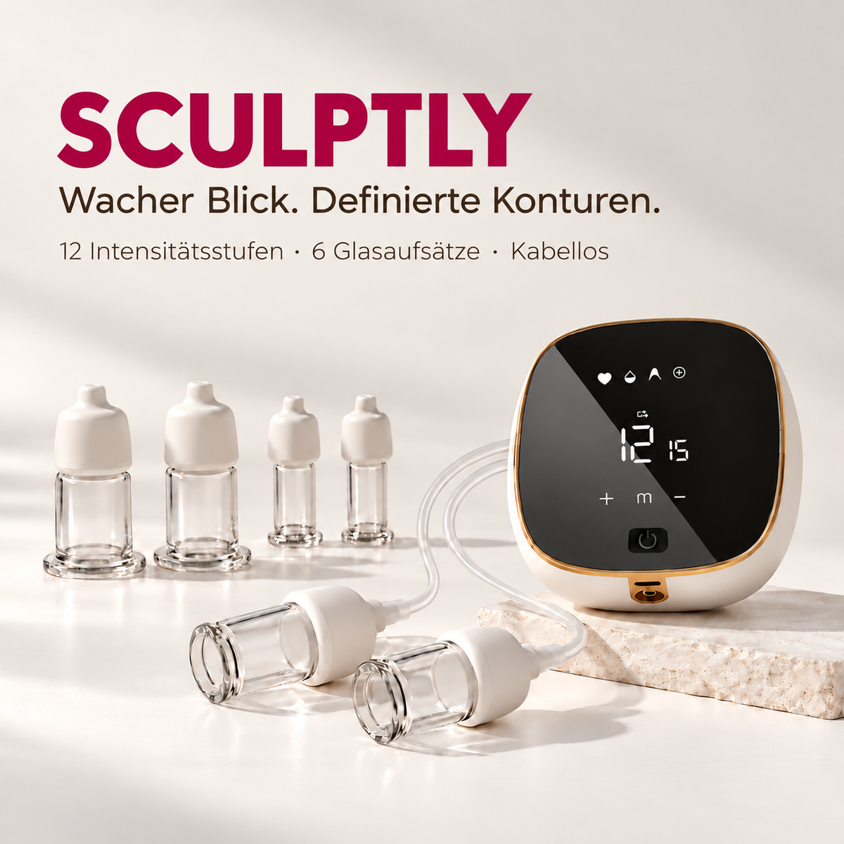 Sculptly - Elektrisches Facial Cupping Gerät