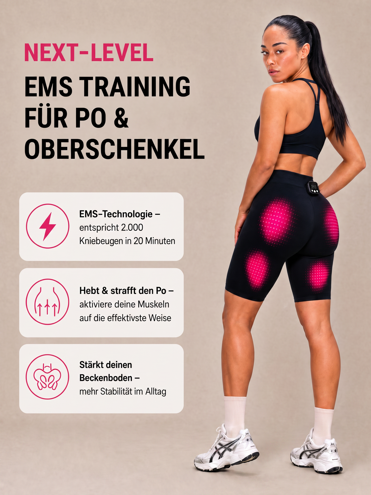 EMS Sculpting Shorts für definiertere Konturen an Gesäß & Beinen